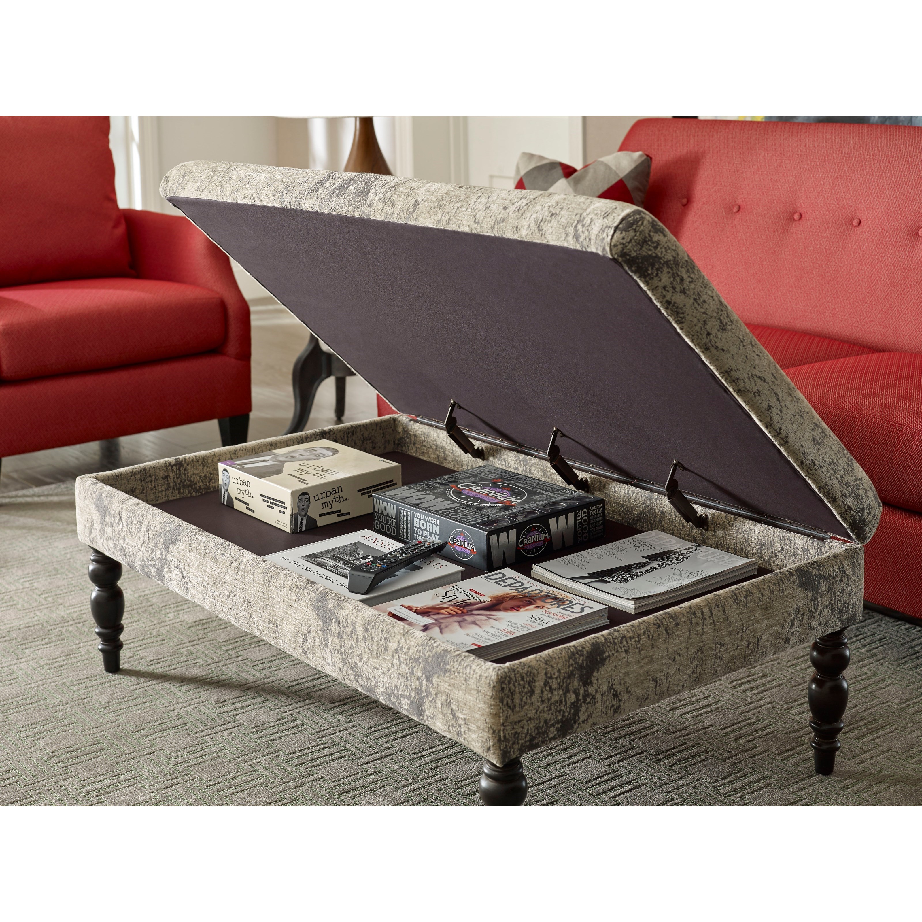 Large Cocktail Ottoman